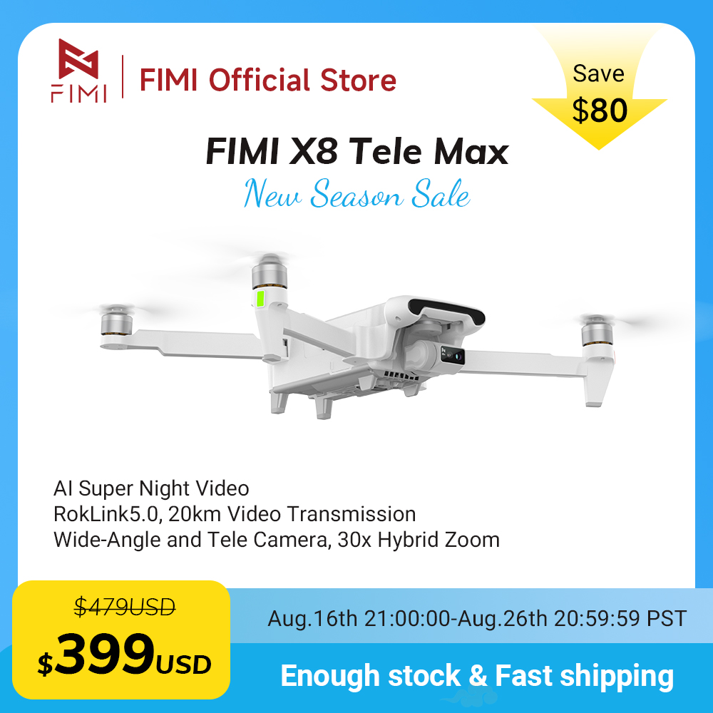 Drone Thermal Imaging - Новый дрон FIMI X8 Tele Max