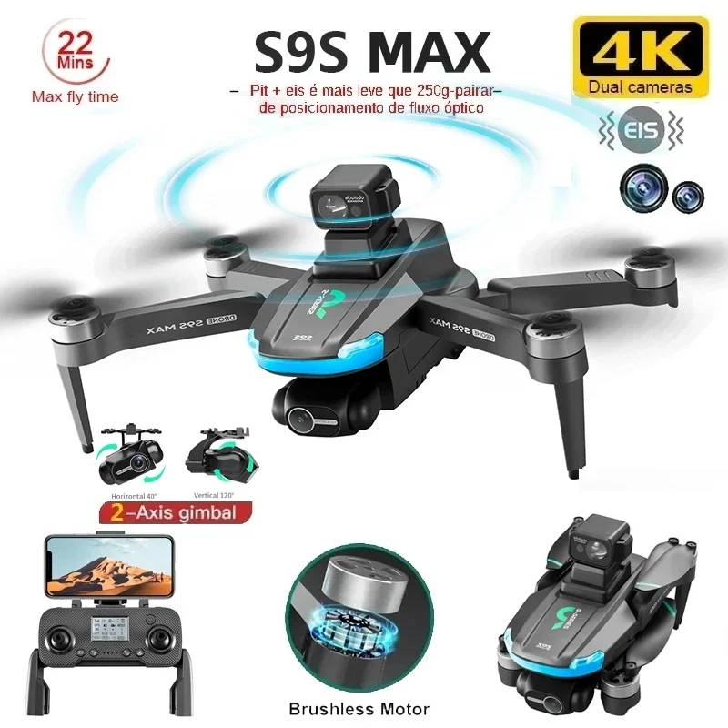 Drone Video Production - НОВЫЙ S9S MAX MINI Drone 4K