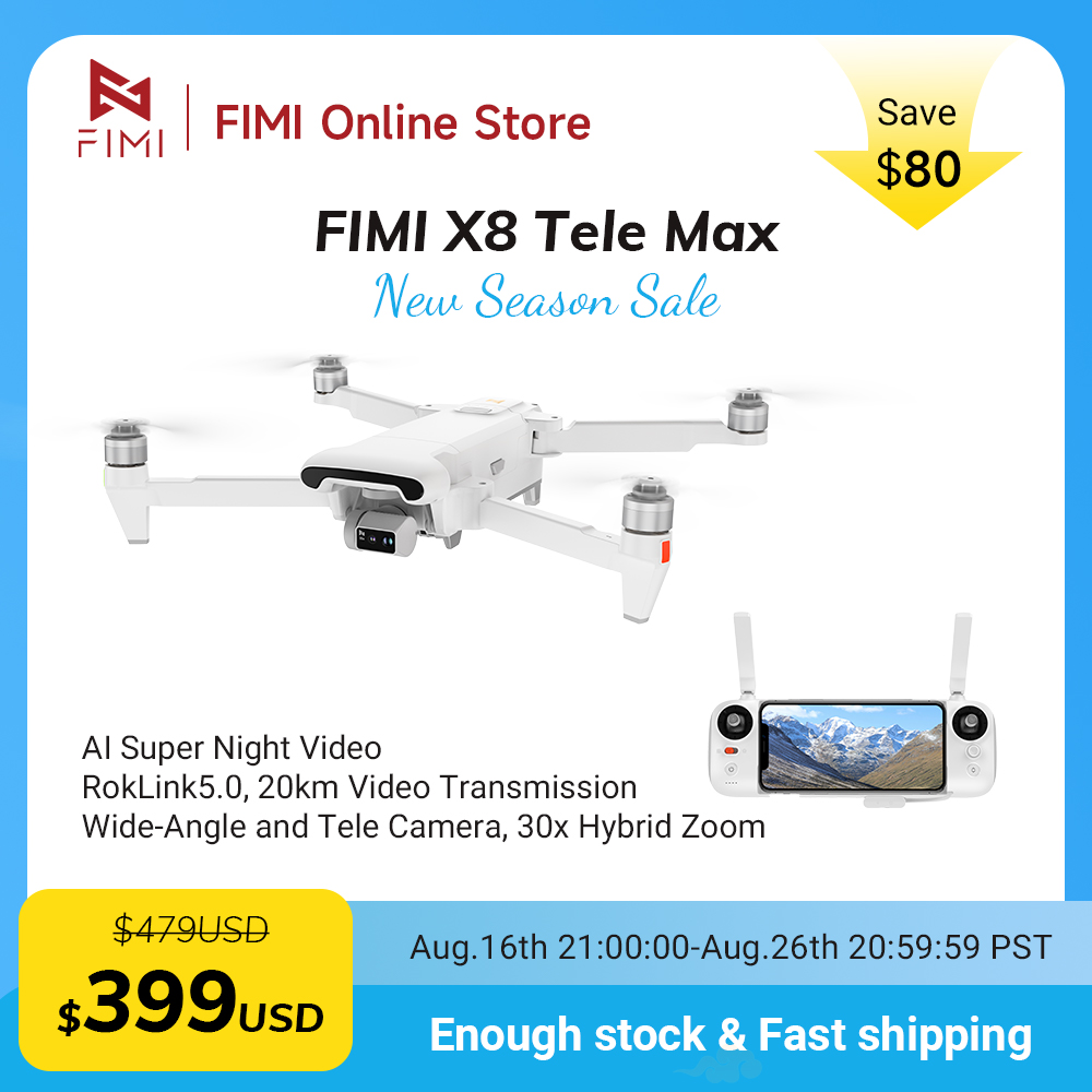 Drone Thermal Imaging - Дрон FIMI X8 Tele Max 4K