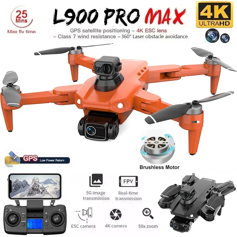 L900 Pro MAX GPS Дрон 4K Профе – обзор и цена Drone Multispectral
