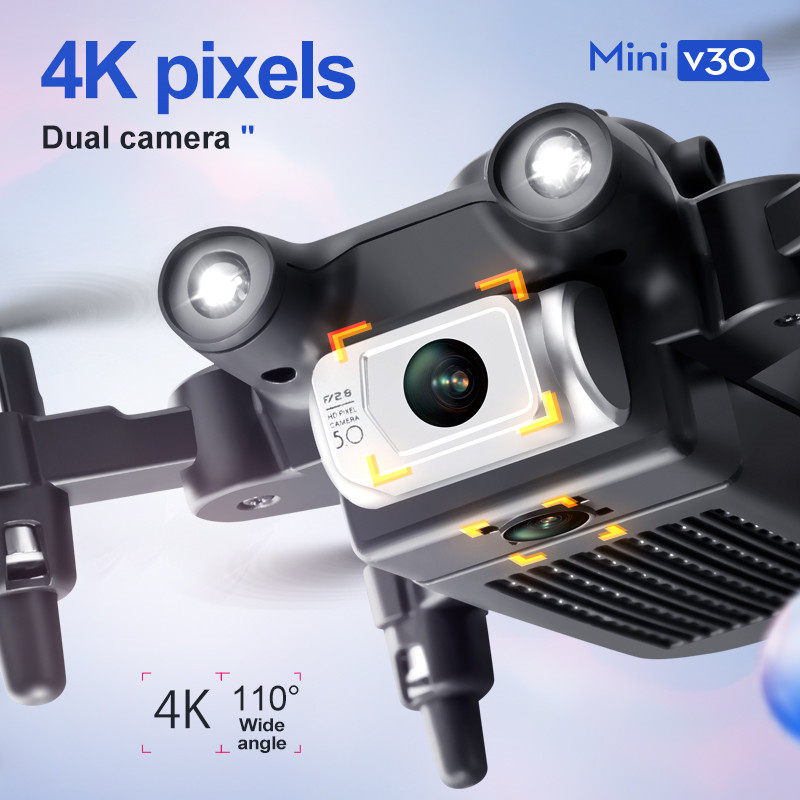 Мини V30 WiFi FPV Дрон с двойн – обзор и цена Drone Lidar