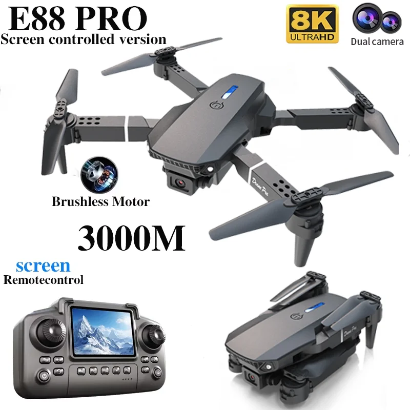 Профессиональный дрон E88 PRO  – обзор и цена Drone Lidar