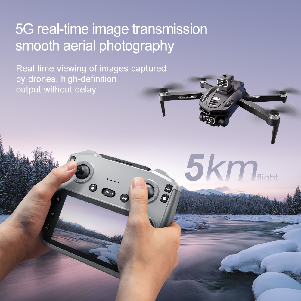 V168 PRO Max GPS Дрон 8K Профе – обзор и цена Drone Lidar