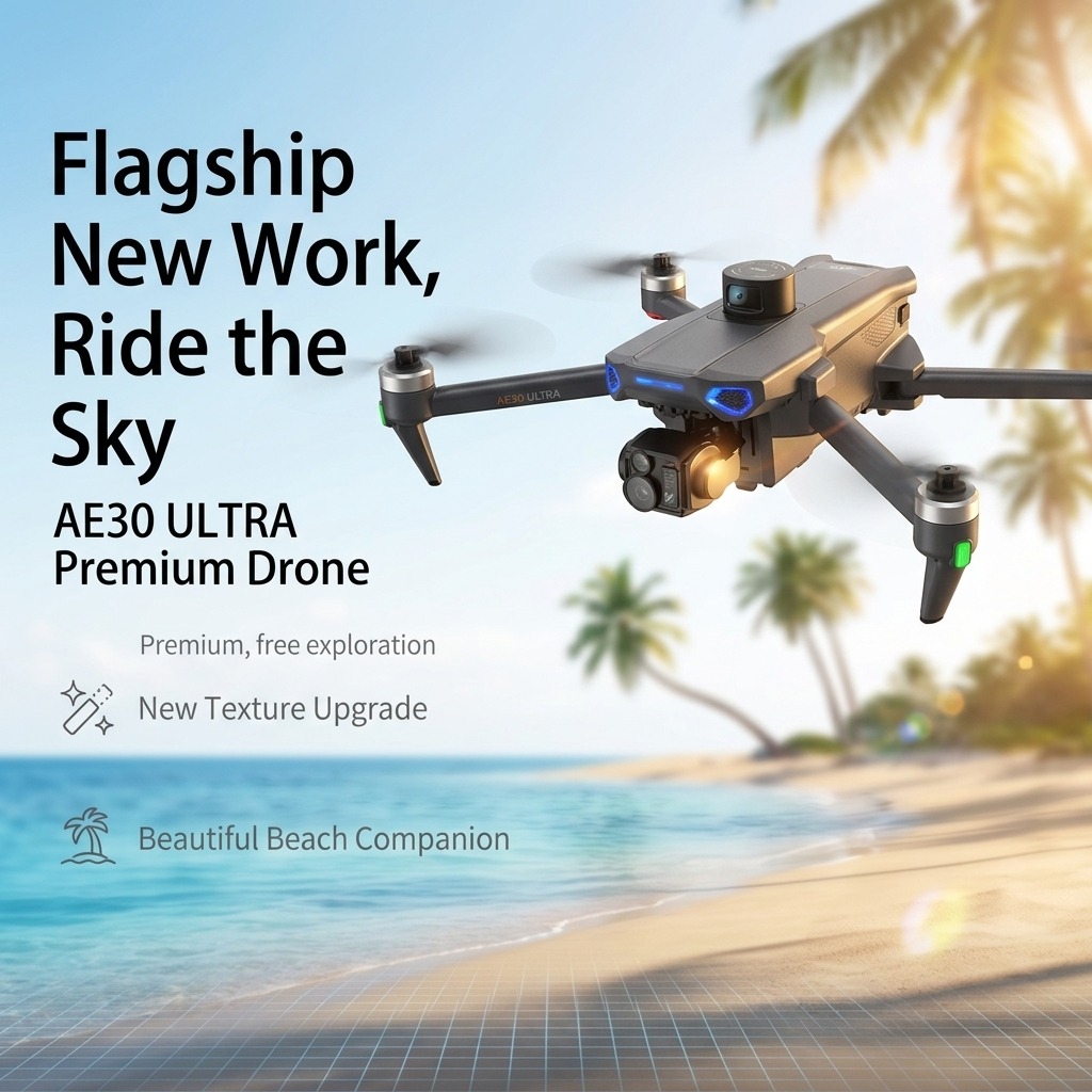 НОВЫЙ Дрон AE30 Ultra GPS с пр – обзор и цена Drone Multispectral